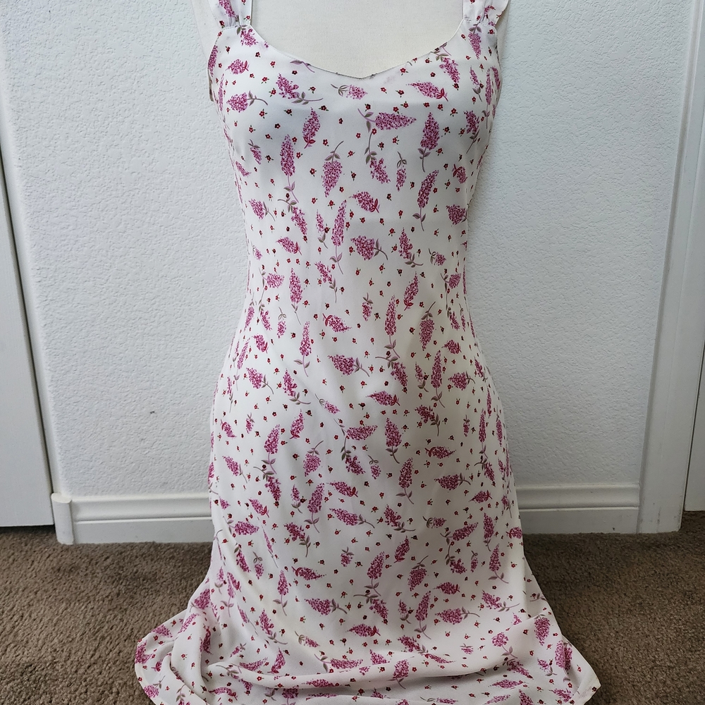 Jonathan Martin Pink Floral Dress